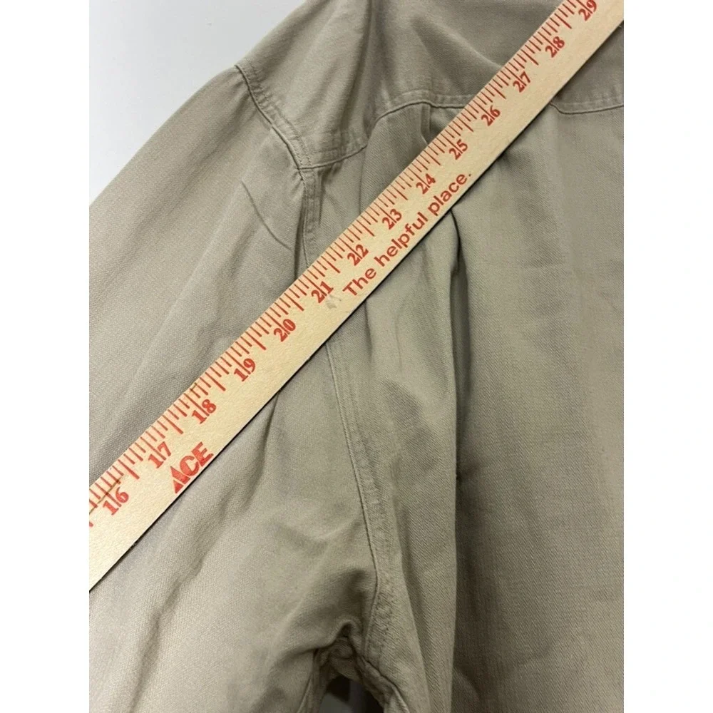 Ralph Lauren Chaps Shirt Mens‎ Tan Size XL Long Sleeve Button Down